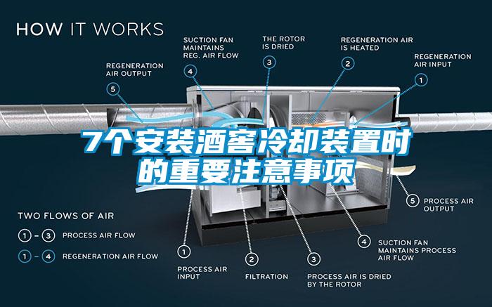 7个安装酒窖冷却装置时的重要注意事项