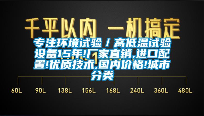 专注环境试验／高低温试验设备15年!厂家直销,进口配置!优质技术,国内价格!城市分类