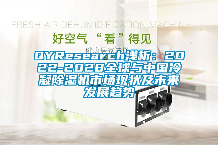 QYResearch浅析：2022-2028全球与中国冷凝除湿机市场现状及未来发展趋势