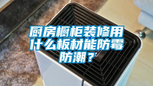 厨房橱柜装修用什么板材能防霉防潮？