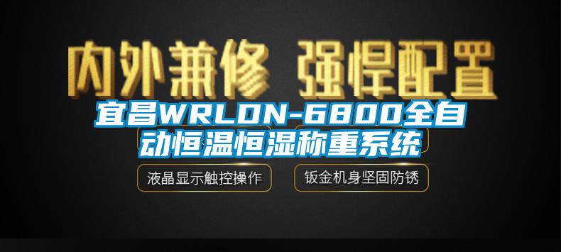 宜昌WRLDN-6800全自动恒温恒湿称重系统