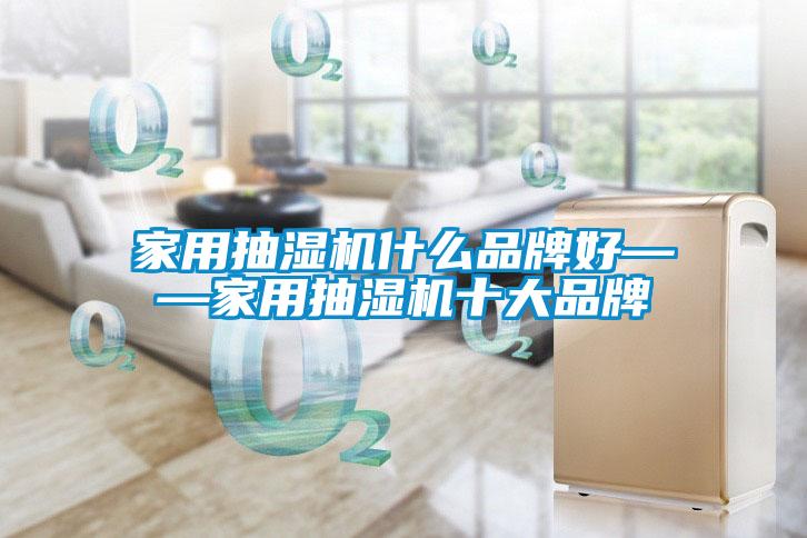 家用抽湿机什么品牌好——家用抽湿机十大品牌