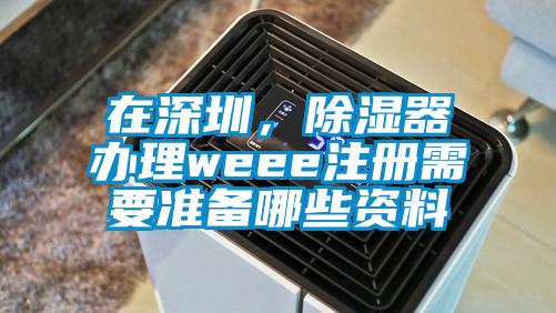 在东莞，除湿器办理weee注册需要准备哪些资料