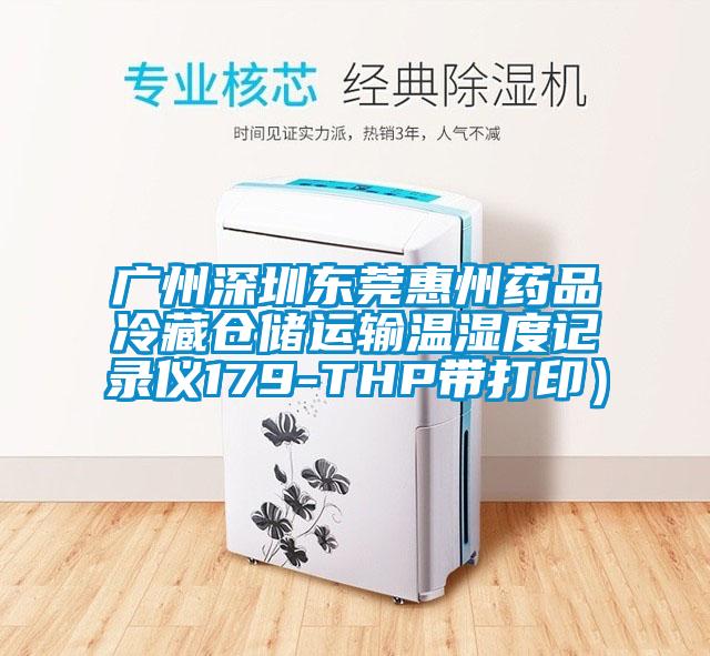 广州东莞东莞惠州药品冷藏仓储运输温湿度记录仪179-THP带打印）