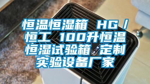 恒温恒湿箱 HG／恒工 100升恒温恒湿试验箱 定制实验设备厂家