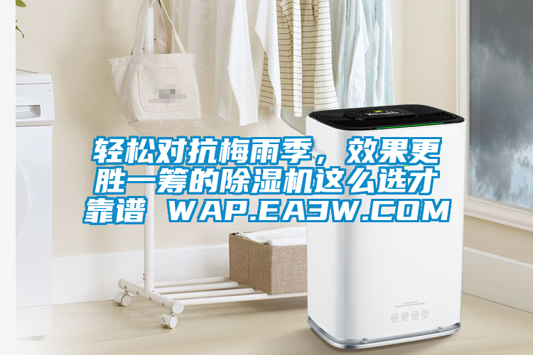 轻松对抗梅雨季，效果更胜一筹的除湿机这么选才靠谱 WAP.EA3W.COM