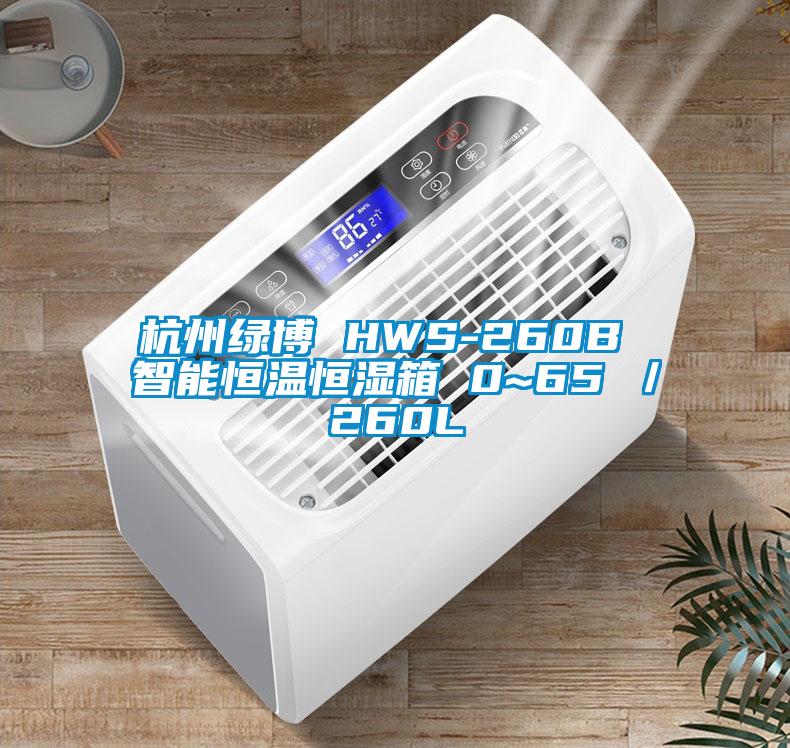 杭州绿博 HWS-260B 智能恒温恒湿箱 0~65℃／260L