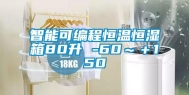 智能可编程恒温恒湿箱80升 -60～＋150℃