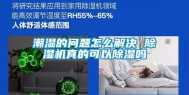 潮湿的问题怎么解决 除湿机真的可以除湿吗