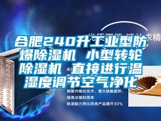 企业新闻合肥240升万向娱乐型防爆除湿机 小型转轮除湿机 直接进行温湿度调节空气净化