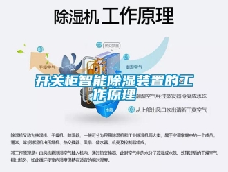 行业新闻开关柜智能除湿装置的工作原理